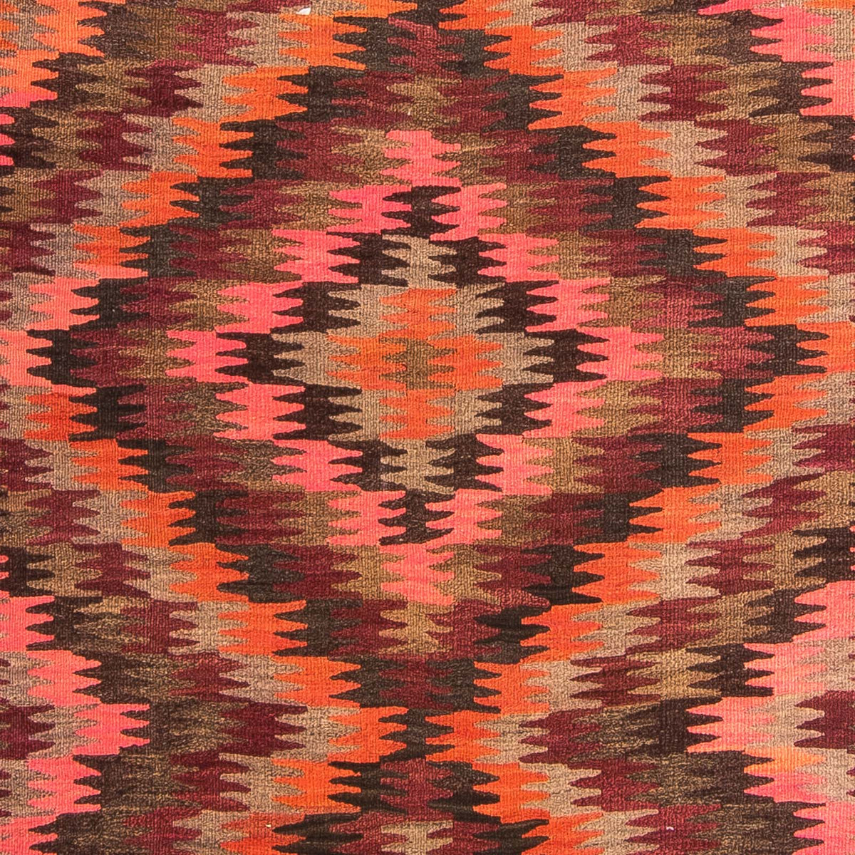 Runner Kelim Rug - Old - 380 x 150 cm - multicolored