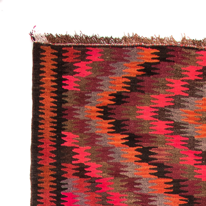 Runner Kelim Rug - Old - 380 x 150 cm - multicolored