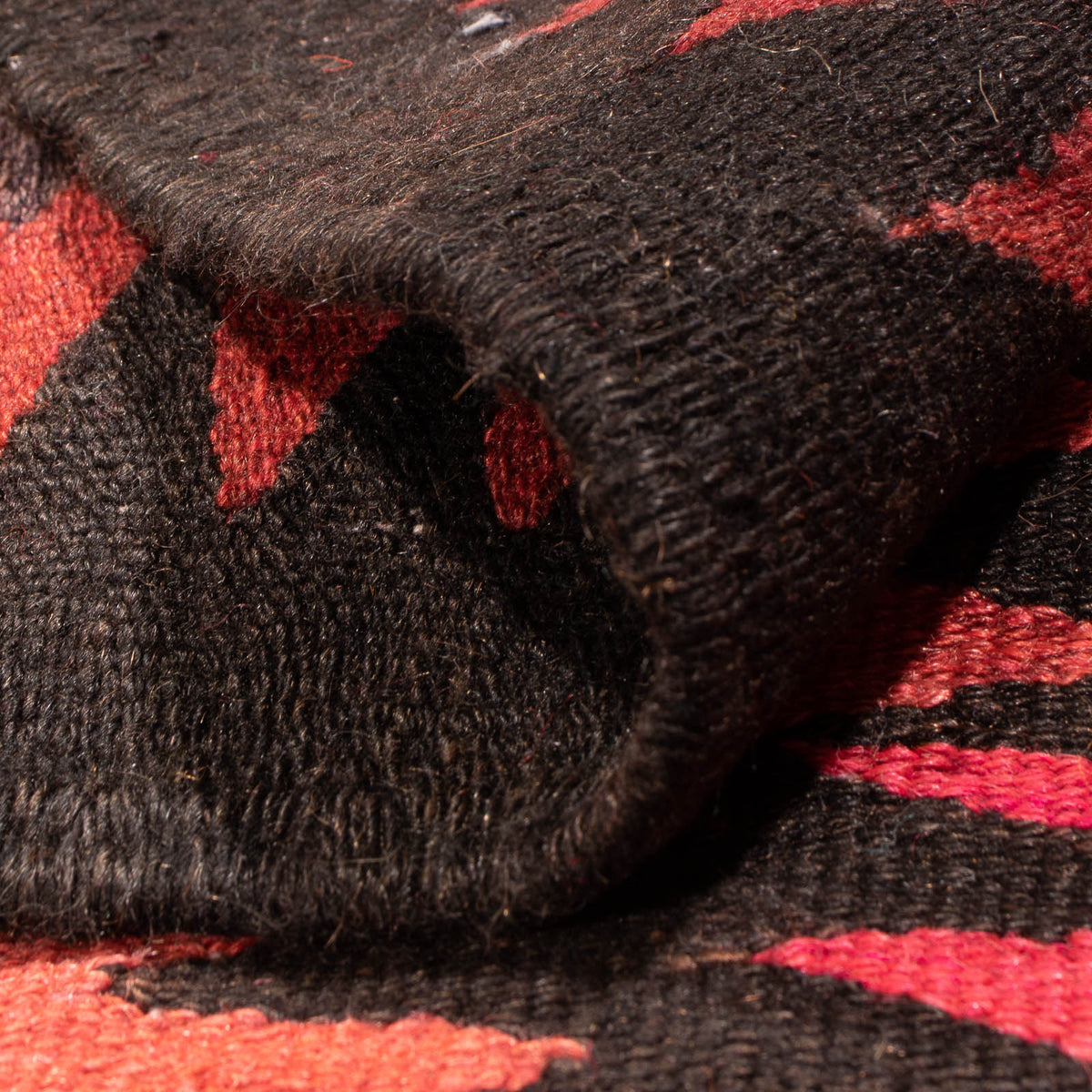 Runner Kelim Rug - Old - 420 x 130 cm - multicolored