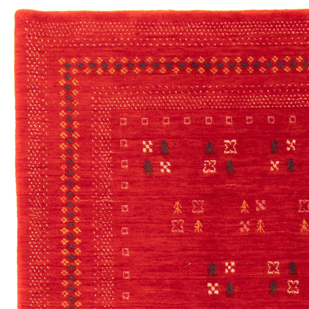 Gabbeh Rug - Loribaft Softy - 200 x 137 cm - multicolored