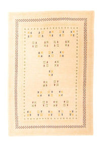 Gabbeh Rug - Loribaft Softy - 197 x 140 cm - multicolored