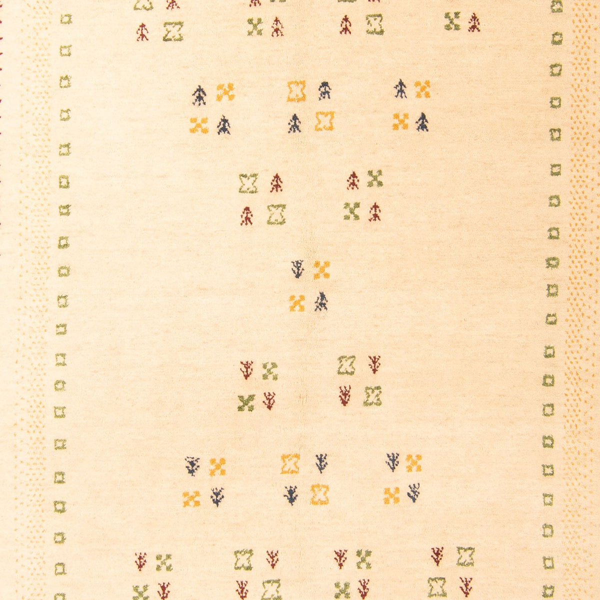 Gabbeh Rug - Loribaft Softy - 197 x 140 cm - multicolored