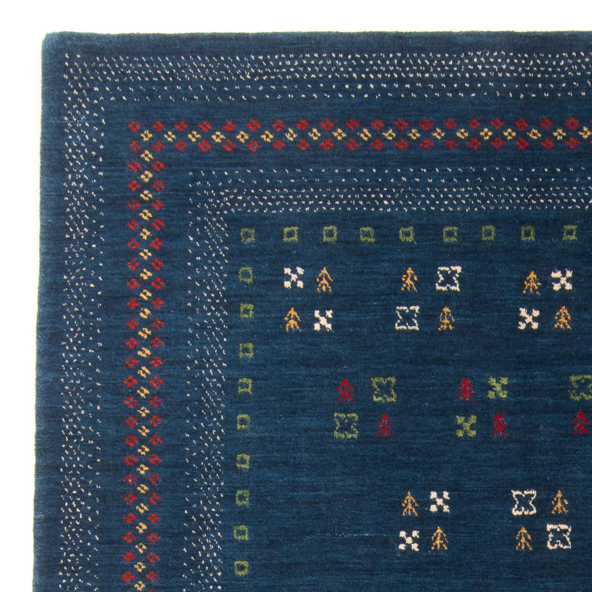 Gabbeh Rug - Loribaft Softy - 197 x 143 cm - multicolored