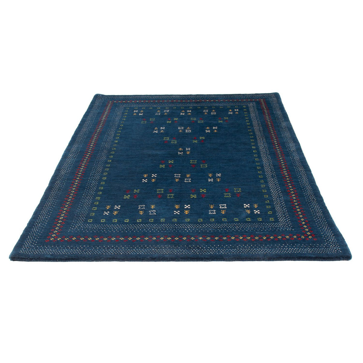 Gabbeh Rug - Loribaft Softy - 197 x 143 cm - multicolored