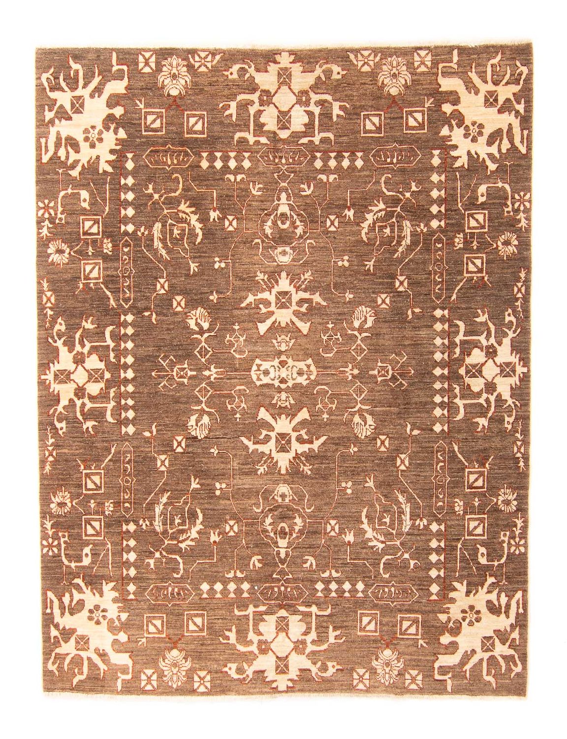 Ziegler Rug - Modern square  - 196 x 182 cm - brown