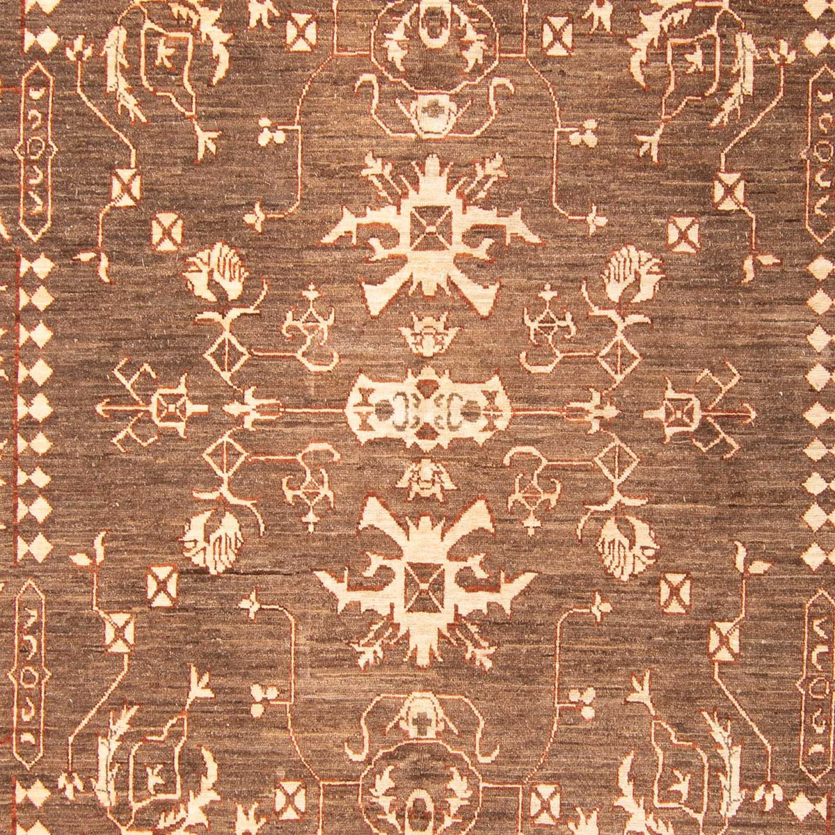 Ziegler Rug - Modern square  - 196 x 182 cm - brown