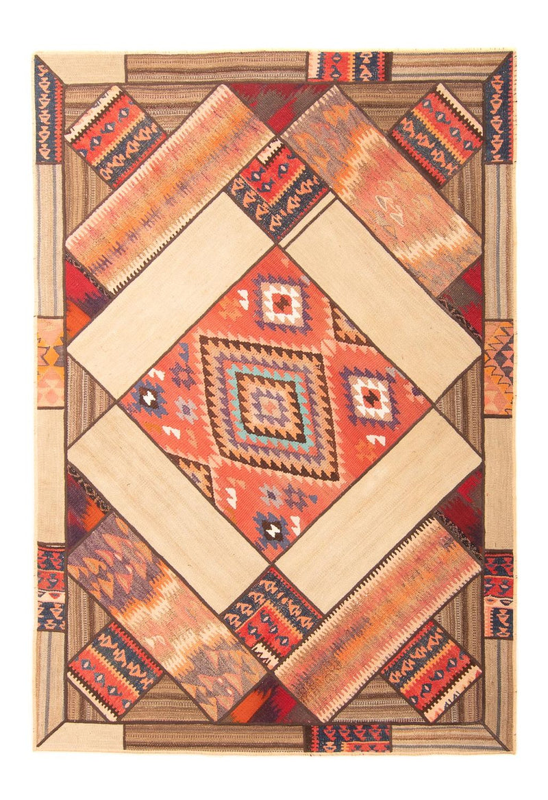 Patchwork Rug - 230 x 160 cm - multicolored
