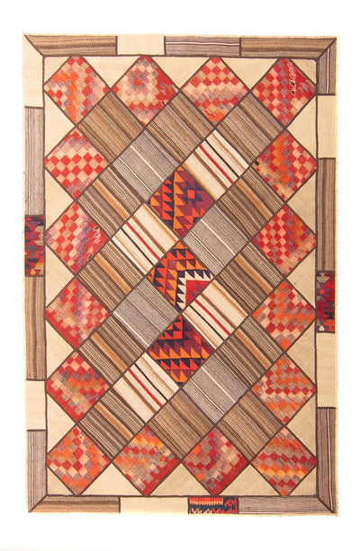 Patchwork Rug 160x230cm - Perserteppich Wollteppich