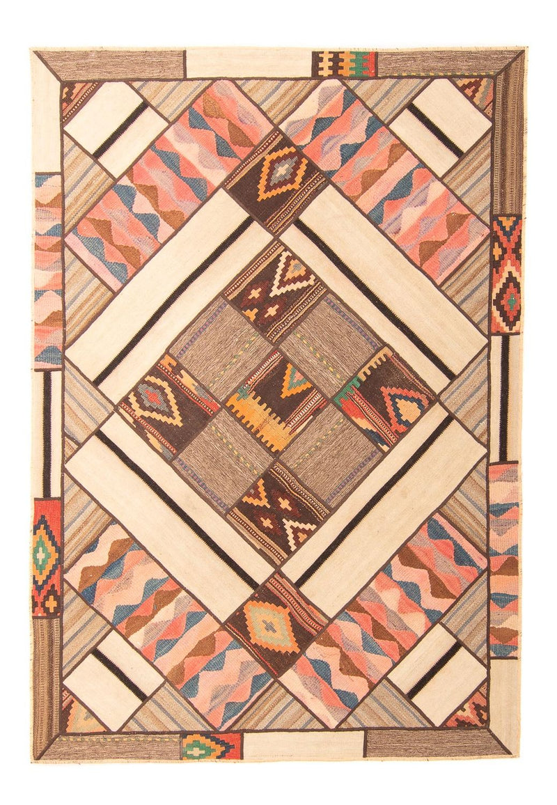 Patchwork Rug - 230 x 160 cm - multicolored