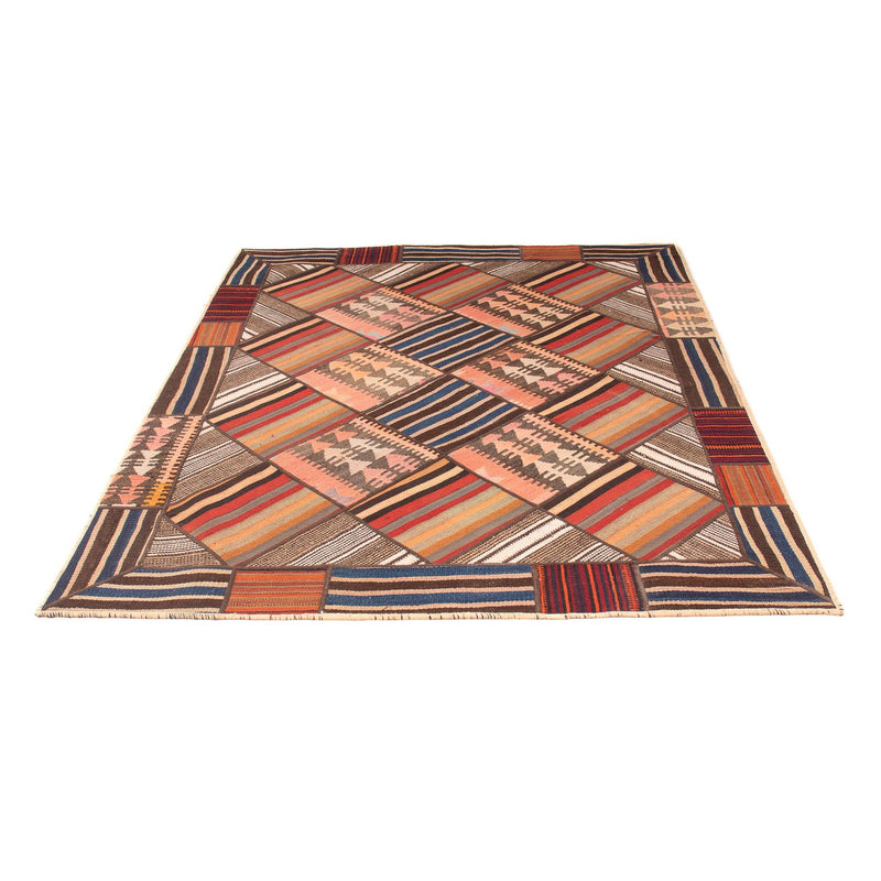 Patchwork Rug - 200 x 150 cm - multicolored