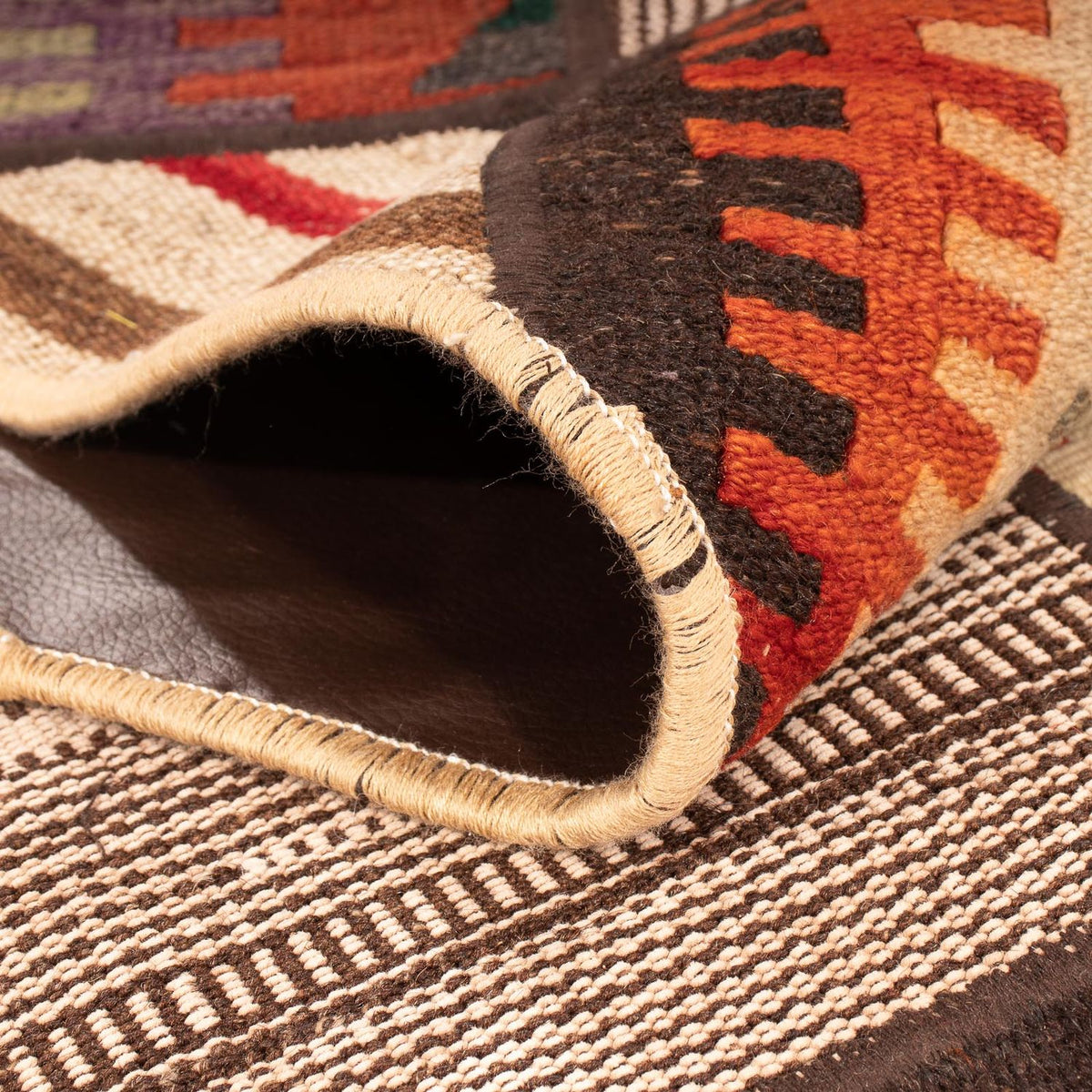 Patchwork Rug - 200 x 150 cm - multicolored