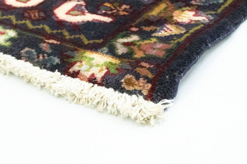 Turkaman Rug - 86 x 70 cm - dark blue