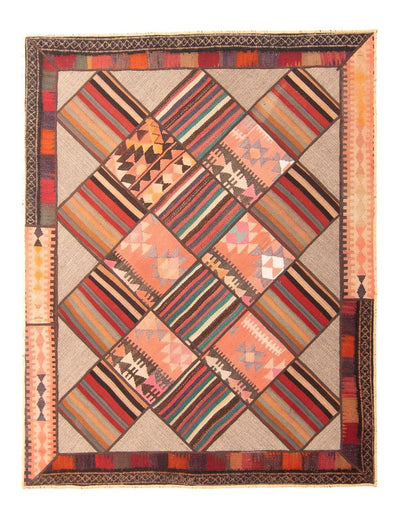 Patchwork Rug 150x200cm - Perserteppich Wollteppich