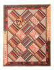 Patchwork Rug 150x200cm - Perserteppich Wollteppich