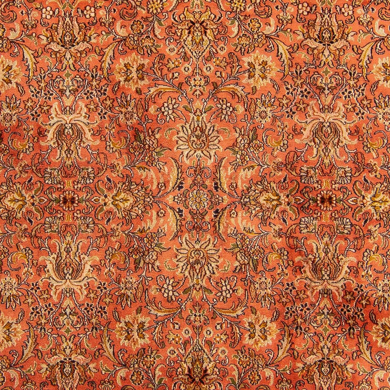 Silk Rug - Kashmir Silk - 276 x 187 cm - rust