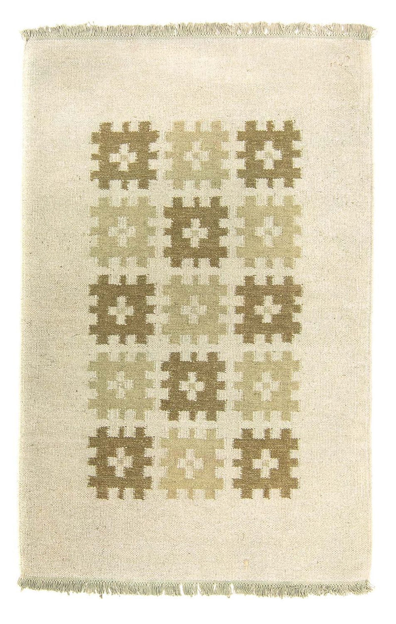Kelim Rug - Trendy - 176 x 116 cm - beige