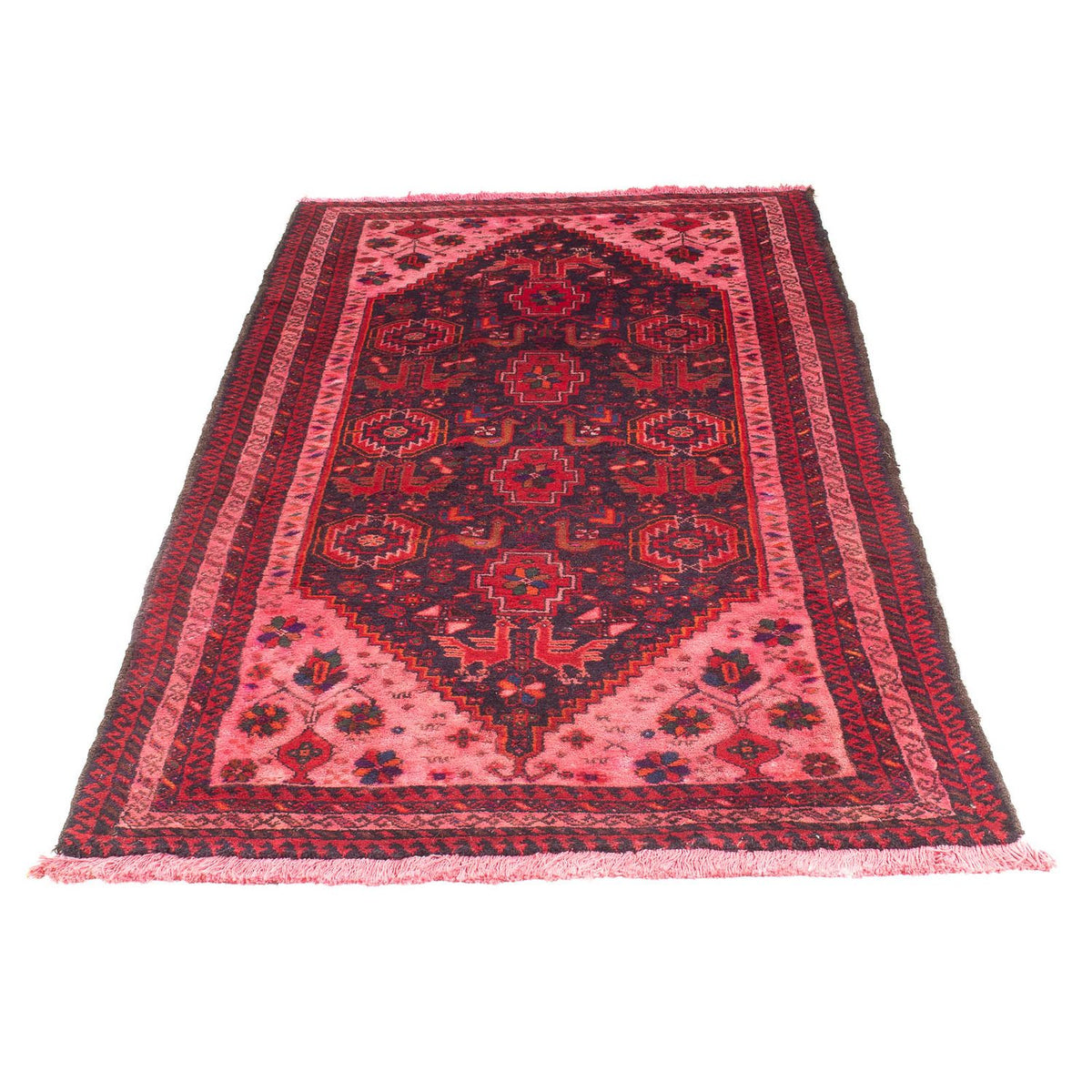 Belutsch Rug - 197 x 100 cm - light red