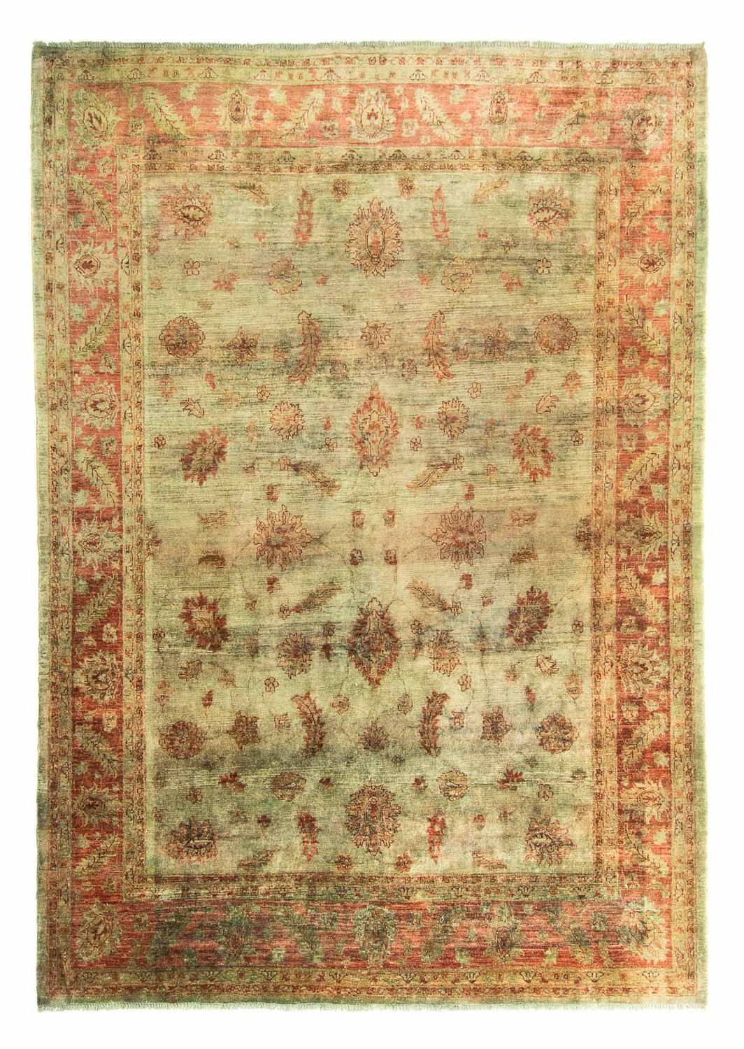 Ziegler Rug - 283 x 215 cm - green