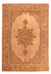 Afghan Rug - 213 x 150 cm - dark beige