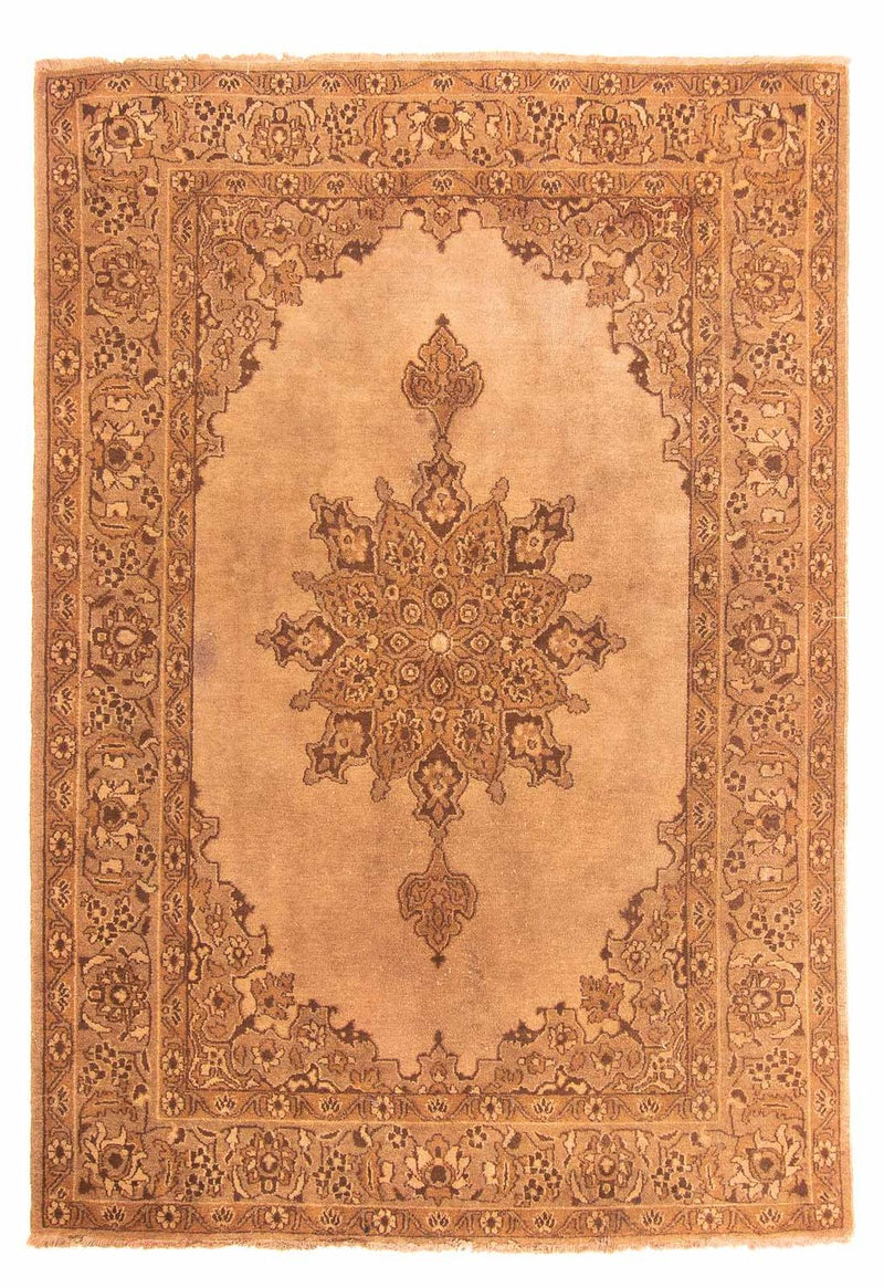 Afghan Rug - 213 x 150 cm - dark beige