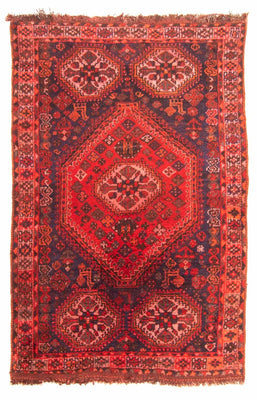 Perser Rug - Nomadic - 189 x 139 cm - red
