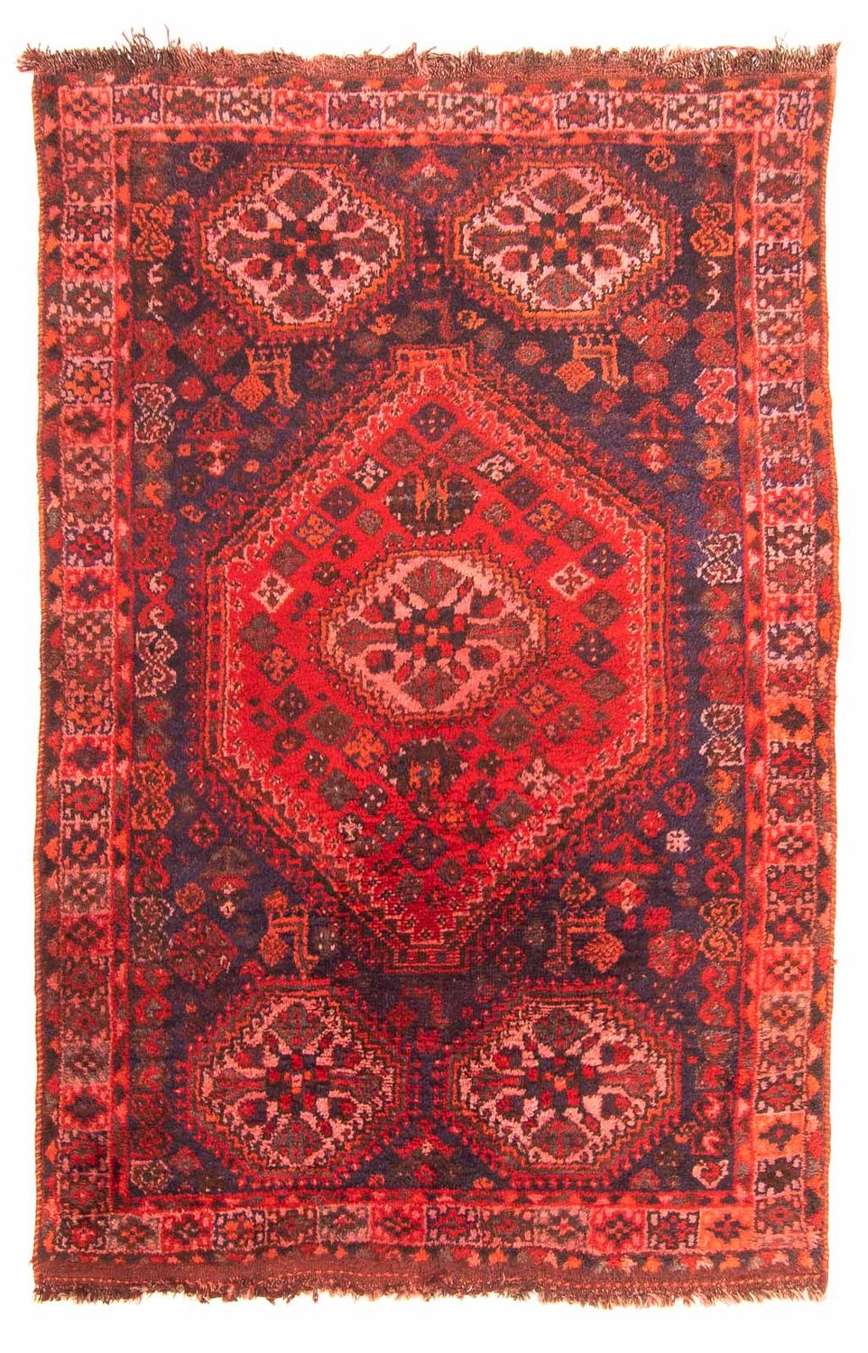 Perser Rug - Nomadic - 189 x 139 cm - red