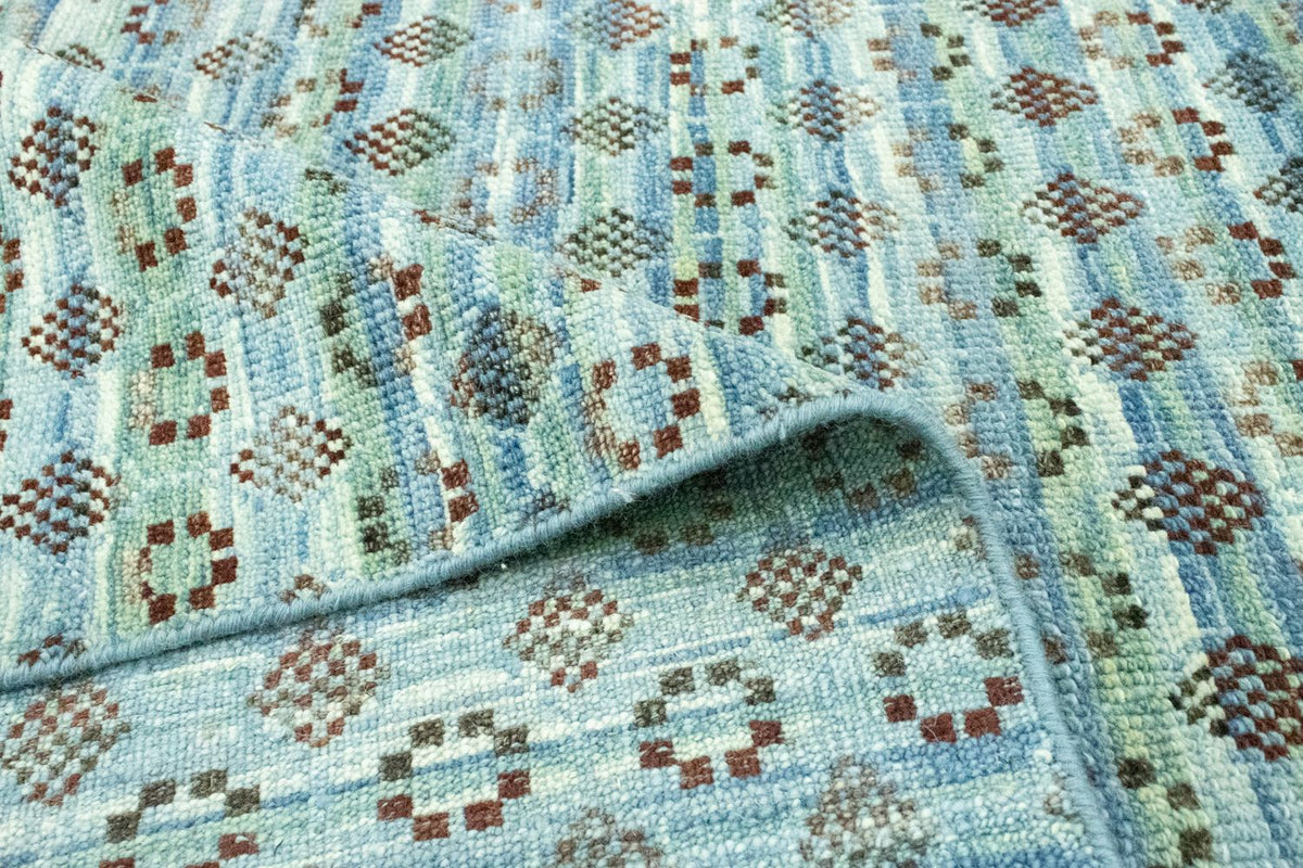 Designer Rug - 270 x 244 cm - light blue