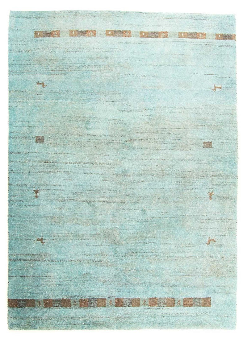 Gabbeh Rug - Indus - 237 x 170 cm - light blue