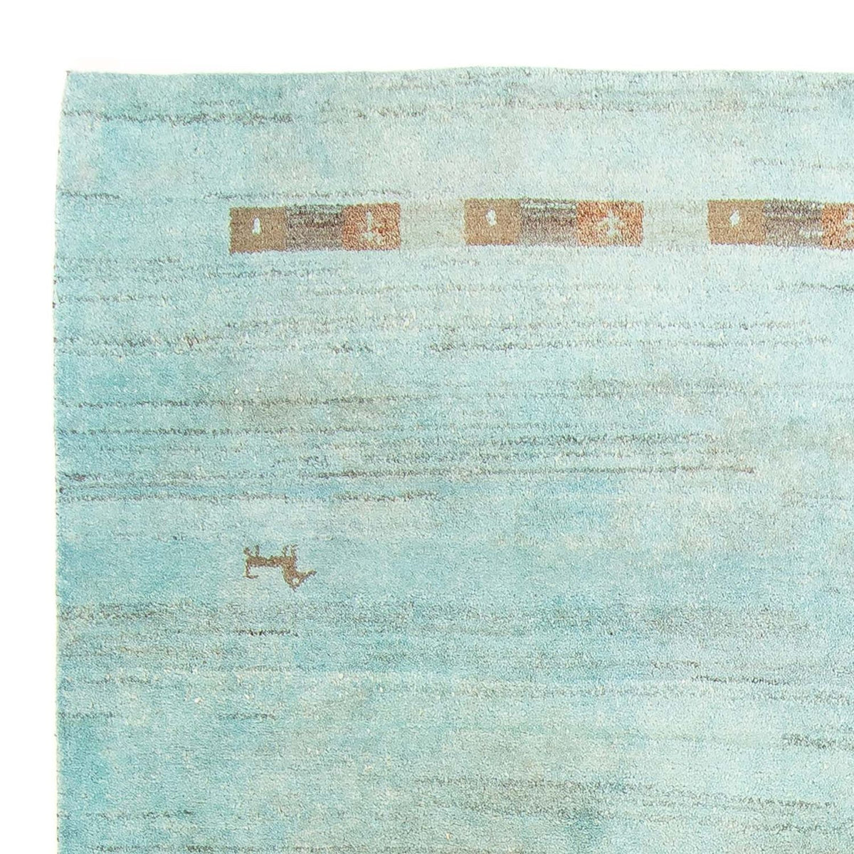 Gabbeh Rug - Indus - 237 x 170 cm - light blue