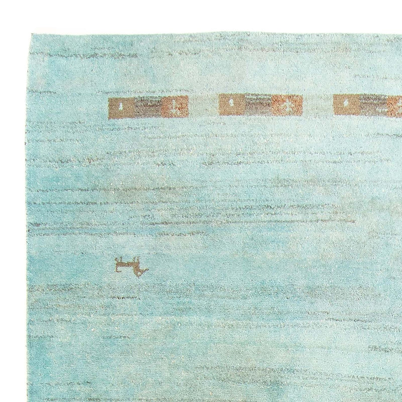 Gabbeh Rug - Indus - 237 x 170 cm - light blue