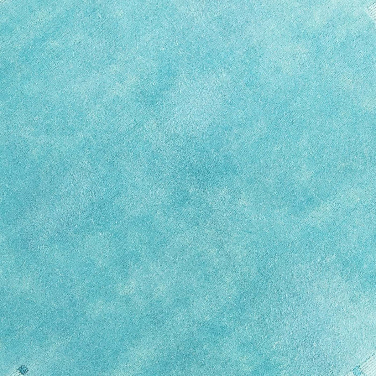 Nepal Rug round  - 151 x 151 cm - light blue