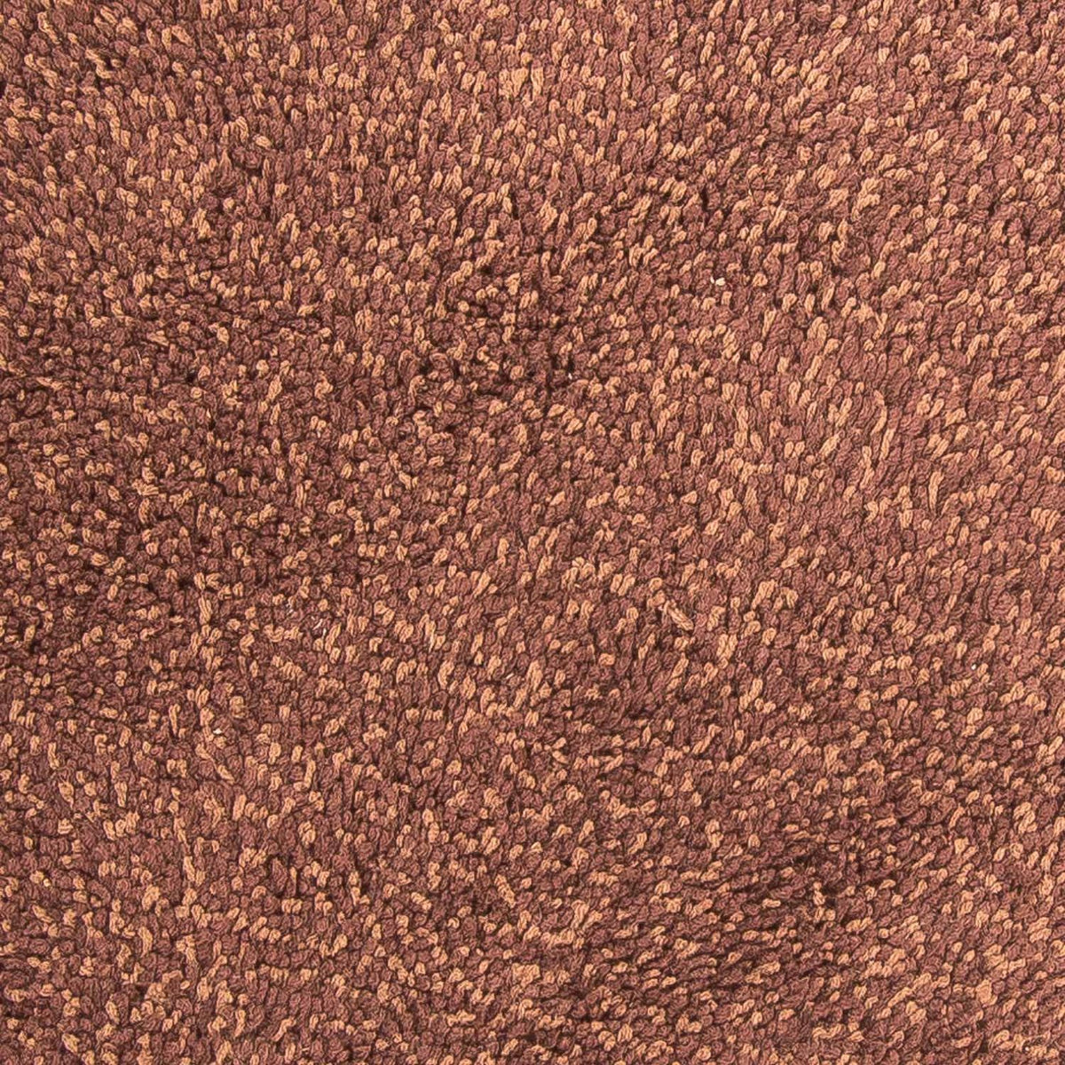 High-Pile Rug round  - 150 x 150 cm - brown