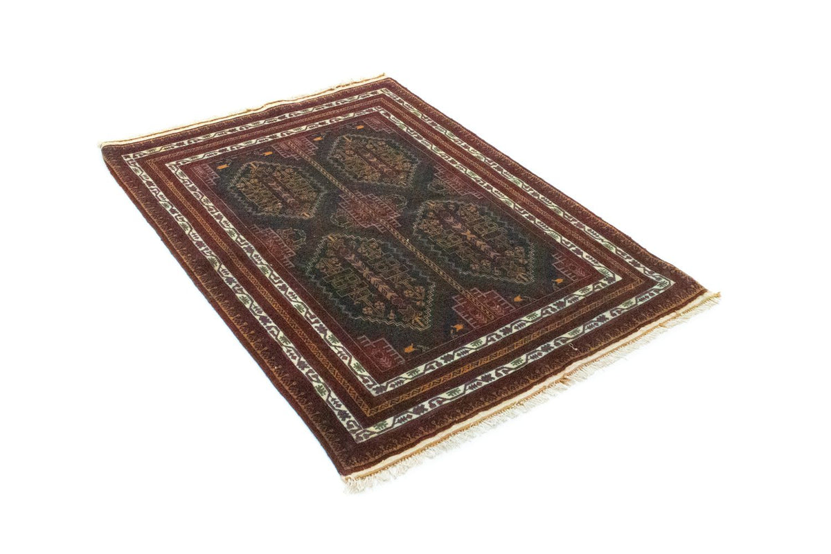 Afghan Rug - 140 x 100 cm - blue