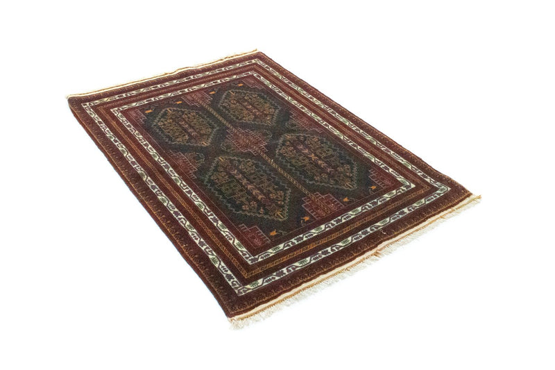 Afghan Rug - 140 x 100 cm - blue