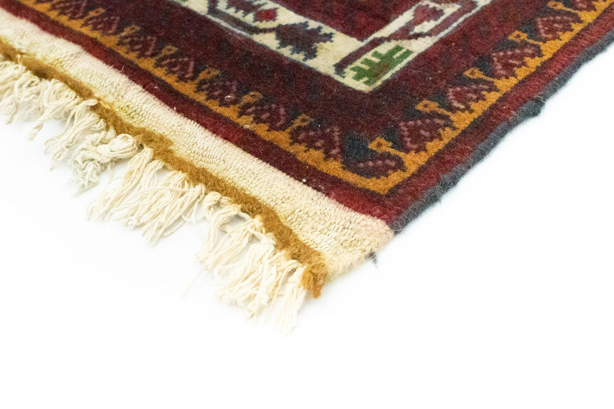 Afghan Rug - 140 x 100 cm - blue