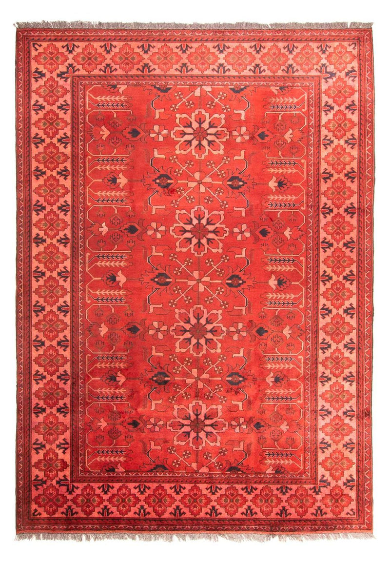 Afghan Rug - Hatschlu - 296 x 210 cm - dark red