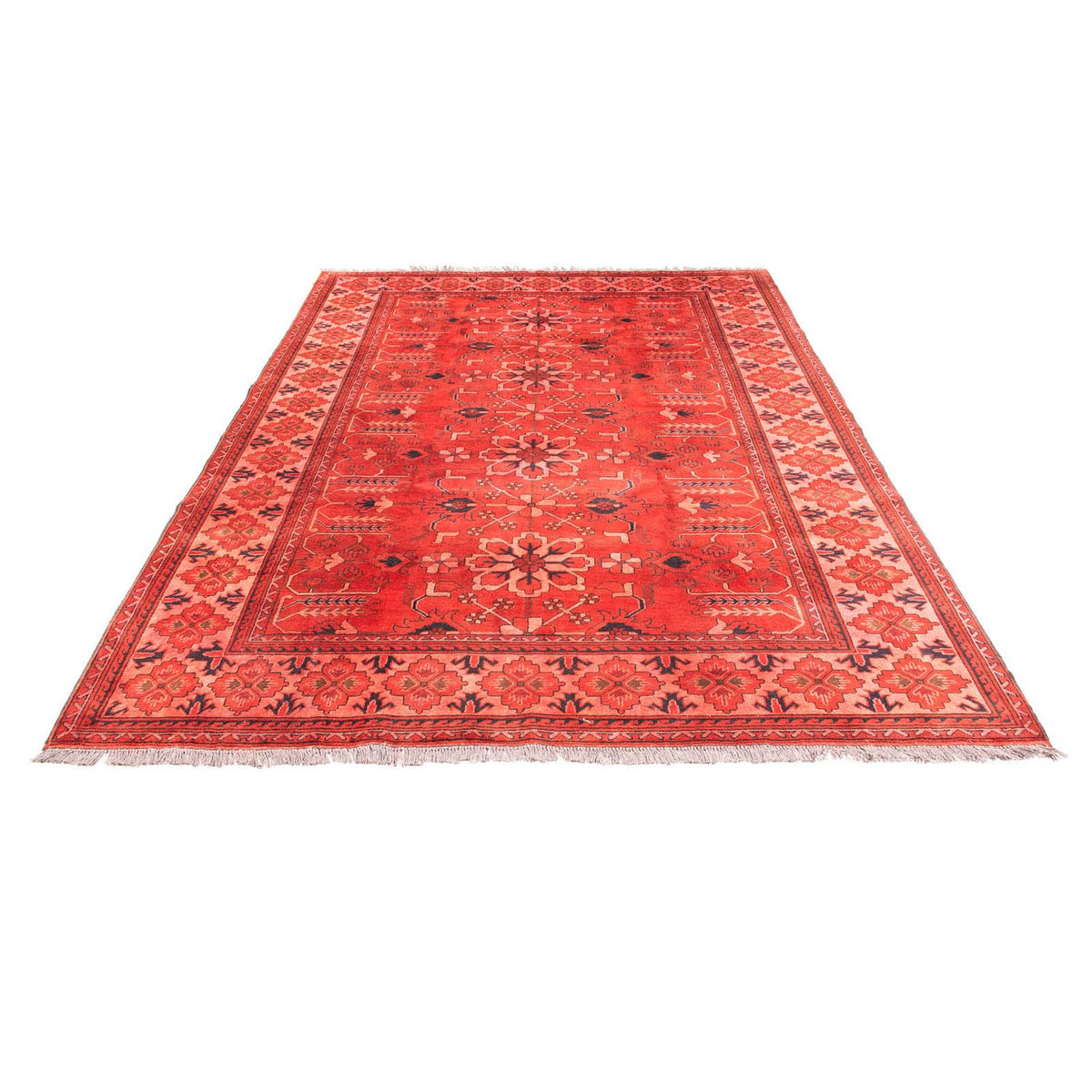 Afghan Rug - Hatschlu - 296 x 210 cm - dark red