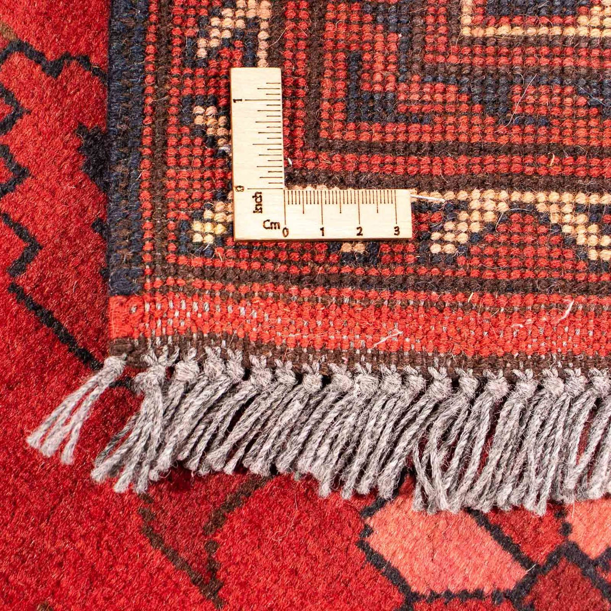 Afghan Rug - Hatschlu - 296 x 210 cm - dark red