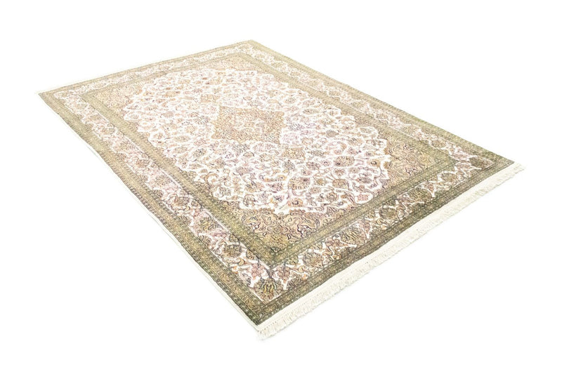 Silk Rug - Kashmir Silk - 217 x 153 cm - beige