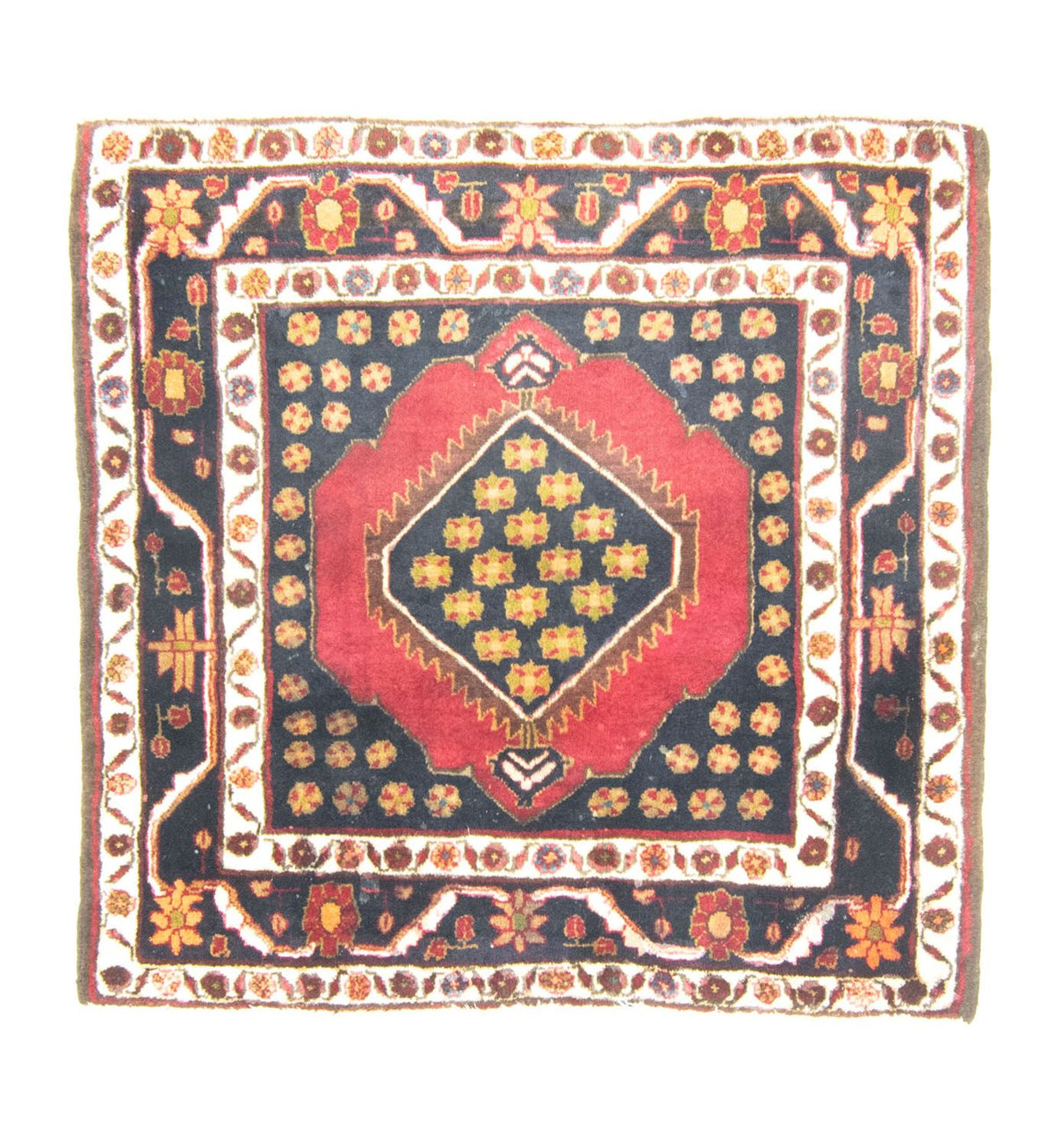 Perser Rug - Nomadic square  - 109 x 105 cm - red