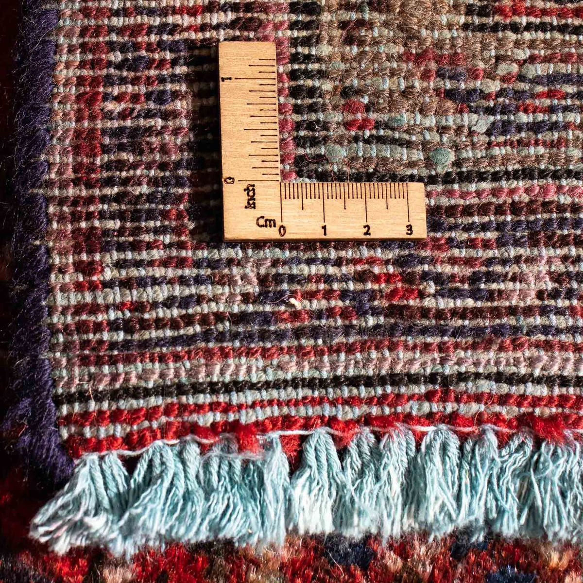 Perser Rug - Nomadic square  - 313 x 305 cm - dark red