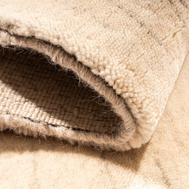 Gabbeh Rug - Softy square  - 74 x 69 cm - beige