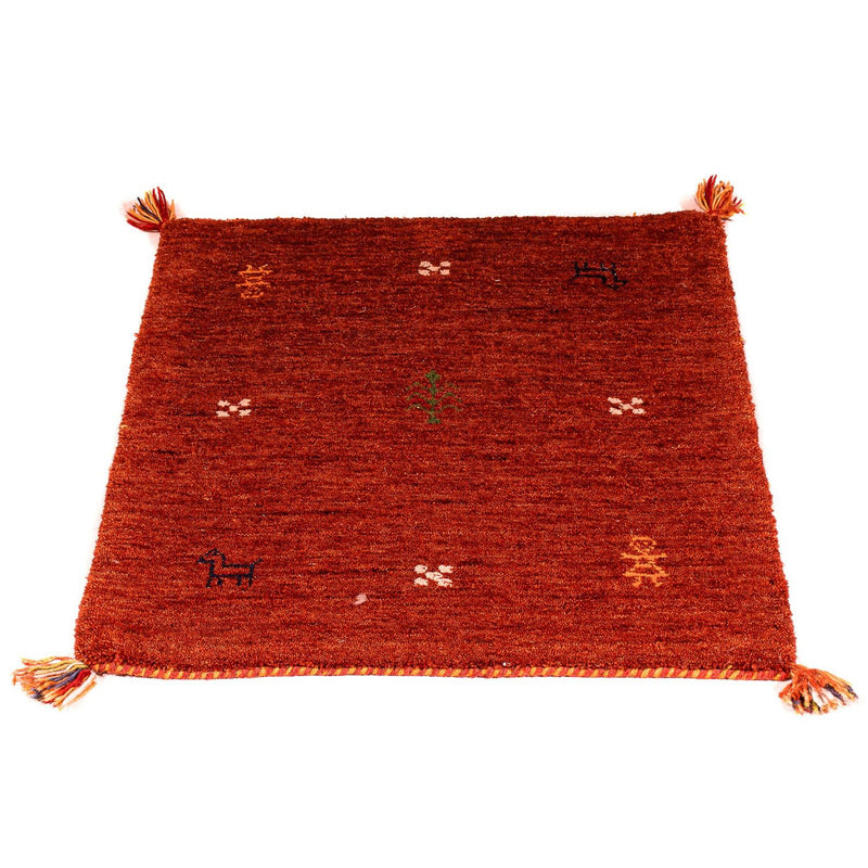 Gabbeh Rug - Indus - 90 x 60 cm - dark red
