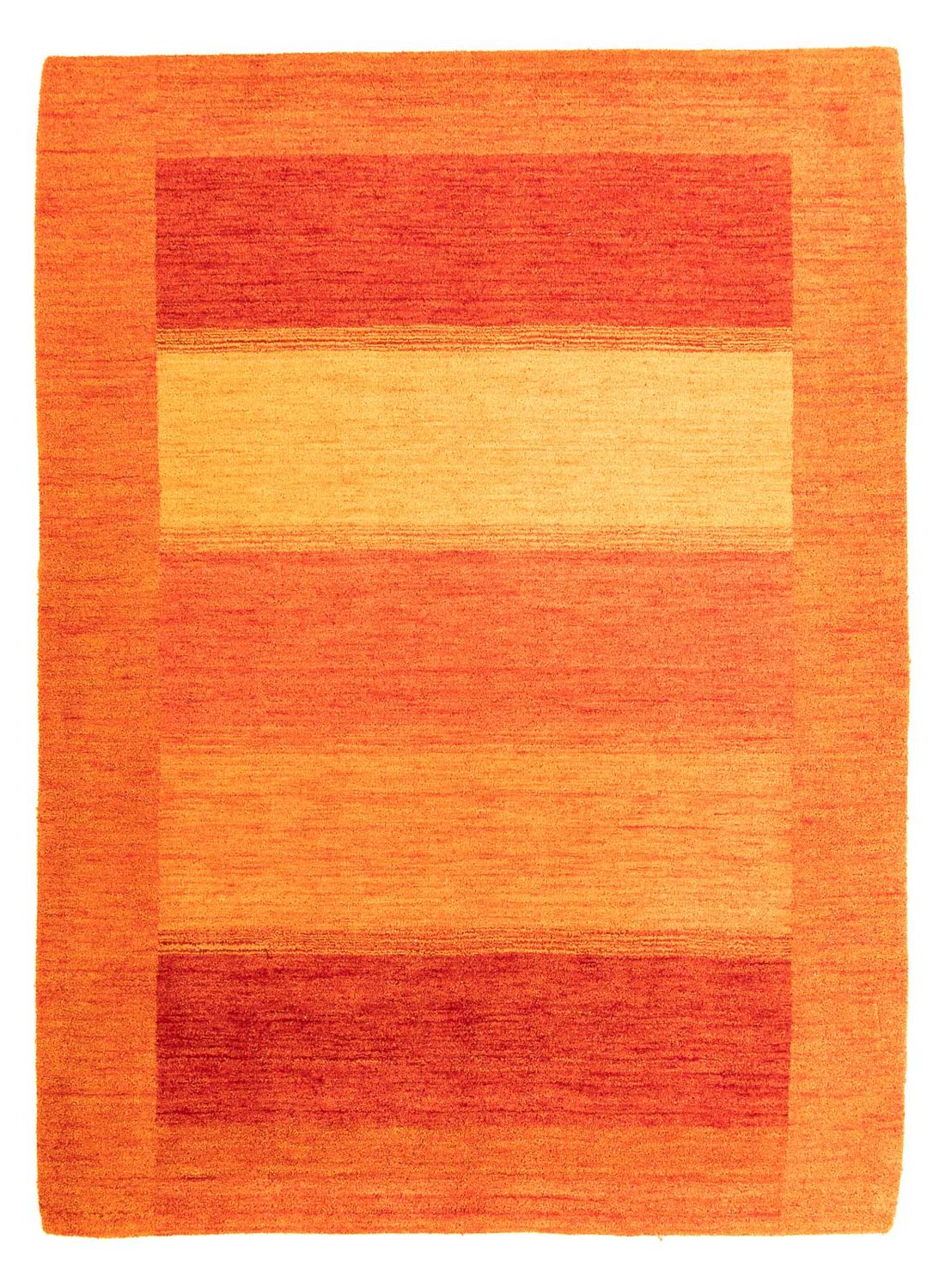 Wool Rug - 225 x 162 cm - orange