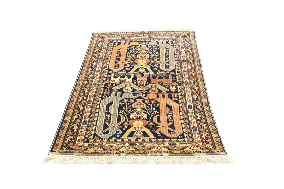 Afghan Rug - 153 x 87 cm - blue