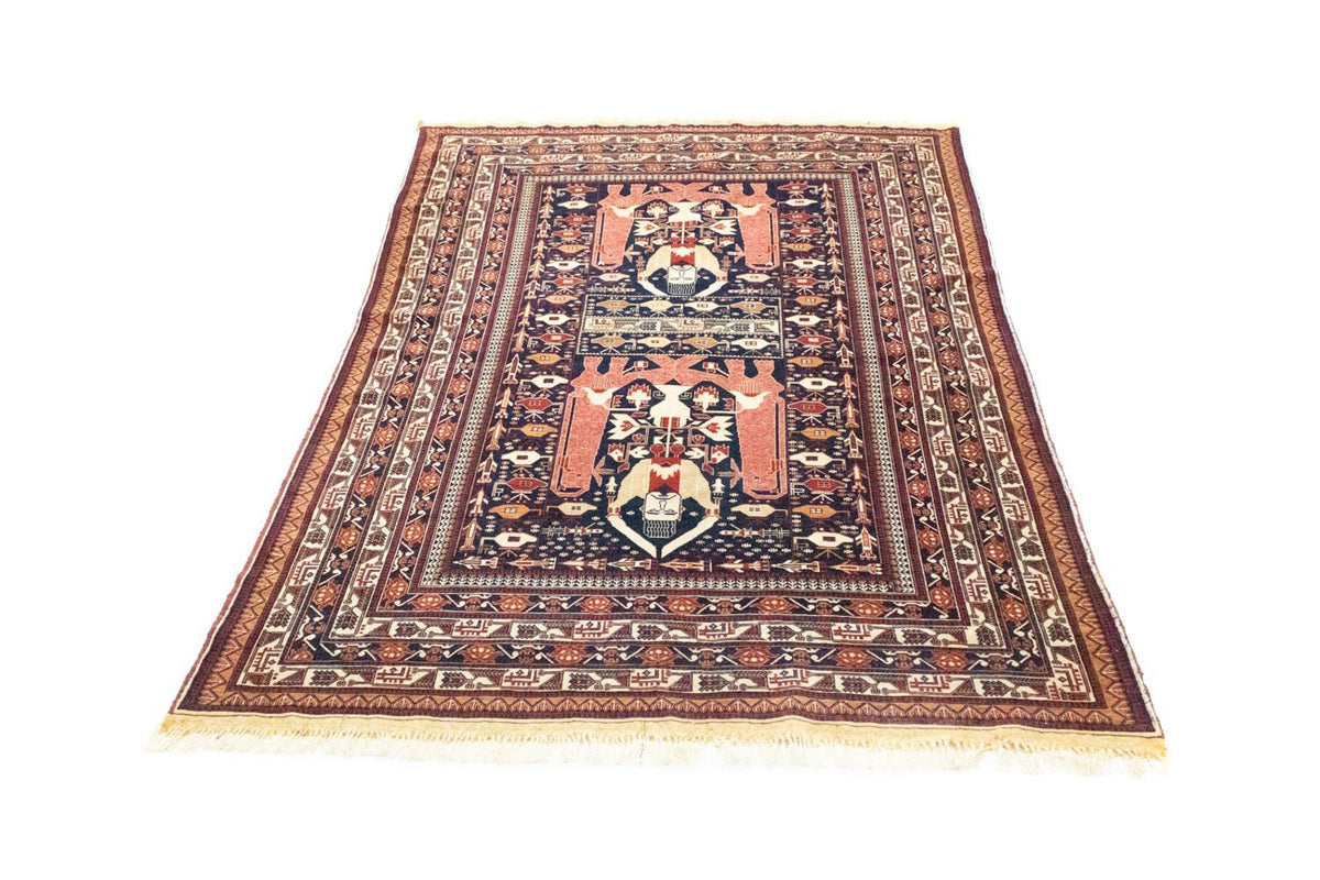 Afghan Rug - 196 x 122 cm - blue