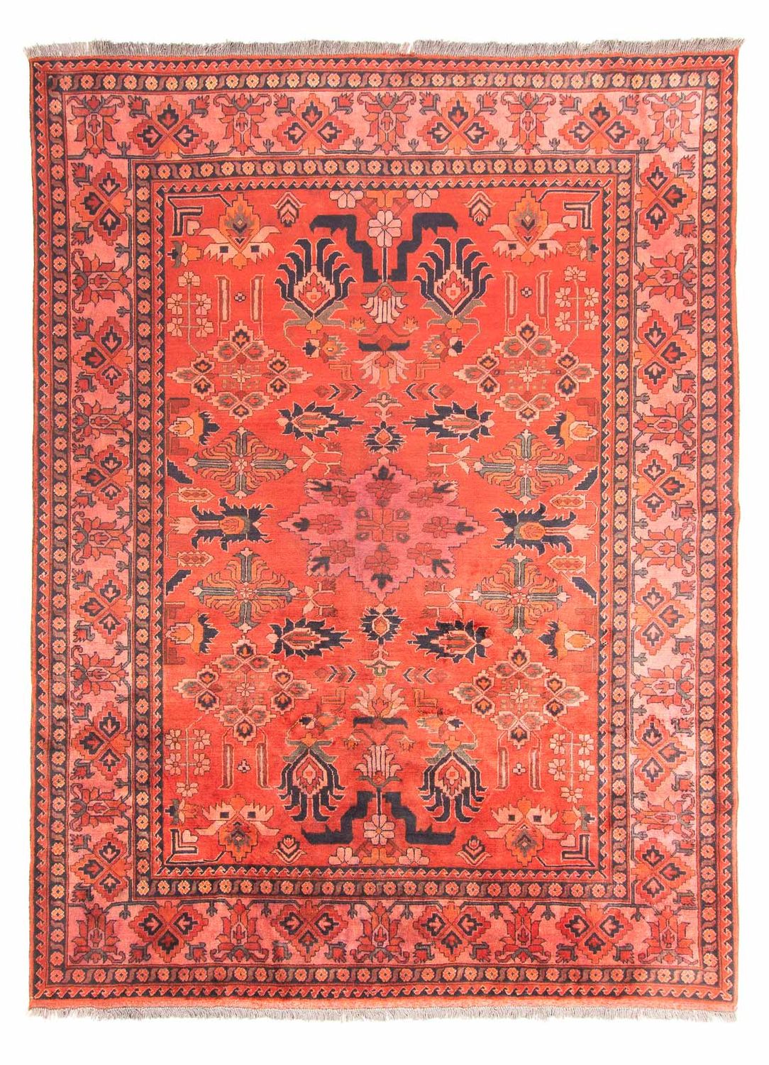 Afghan Rug - Hatschlu - 280 x 200 cm - light red