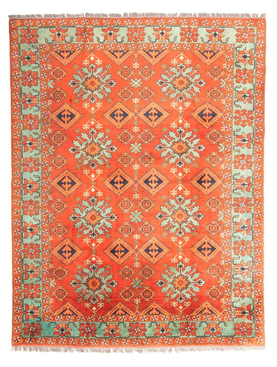 Afghan Rug - Hatschlu - 273 x 213 cm - light red