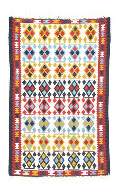 Kelim Rug - Old - 150 x 94 cm - beige