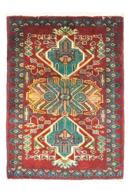 Turkaman Rug - 89 x 63 cm - red